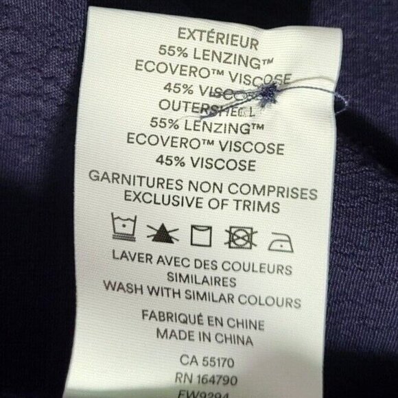 Frank And Oak Women's Blouse Size XS/XL Blue Short Sleeve Fluid Camp Collar - Picture 10 of 11